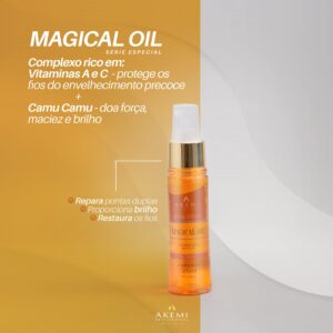 Óleo Reparador de Pontas Magical Oil Akemi Professional 45ml