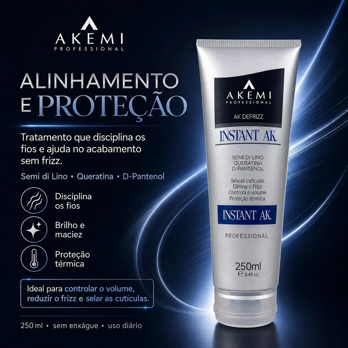 Defrizante Ak Defrizz Instant AK Akemi Professional 250ml