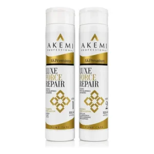 Kit Luxe Force Repair Akemi Professional Shampoo + Máscara 300ml