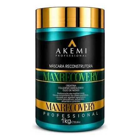 Máscara de Reconstrução Max Recovery Akemi Professional 1kg