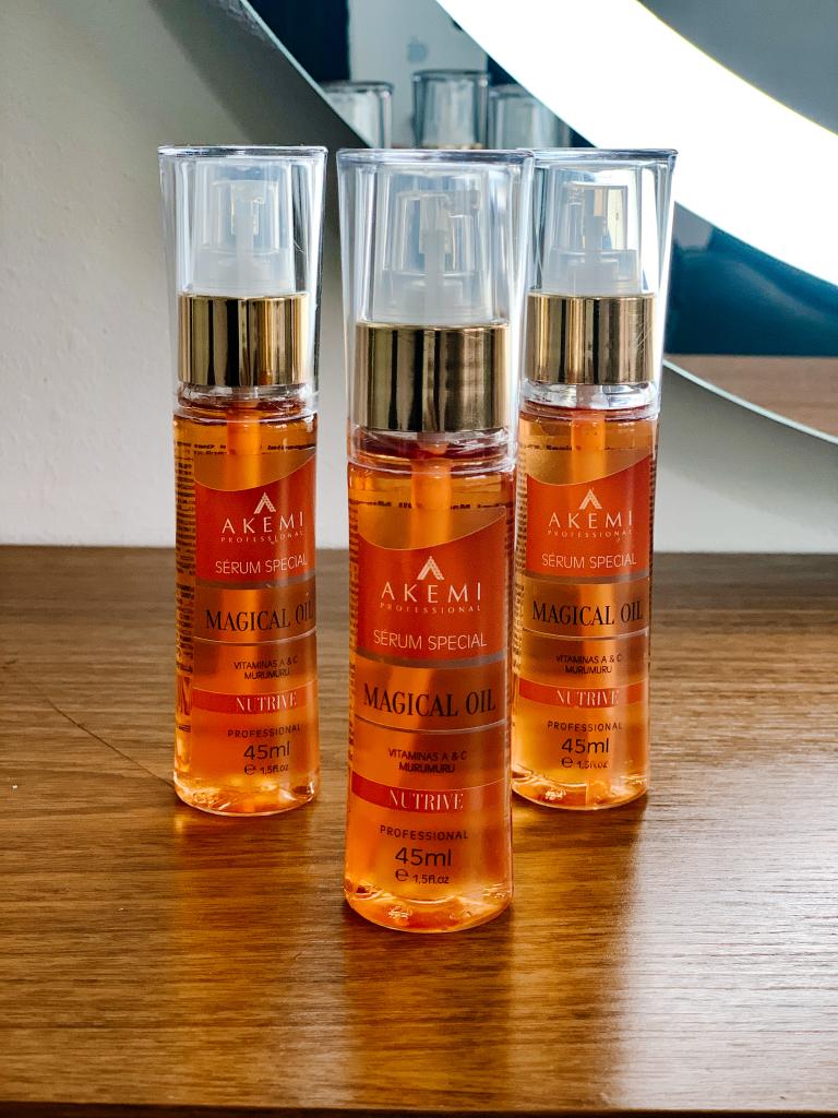 Óleo Reparador de Pontas Magical Oil Akemi Professional 45ml - Imagem 3