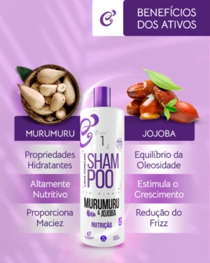Kit Nutrição - Shampoo + Condicionador + Máscara (500ml cada)